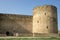 Ancient citadel fortress. Military tower fortifications.