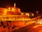 Ancient Citadel inside Old City at Night, Jerusalem