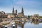 The ancient city of Dresden, Germany. Historical and cultural ce