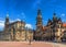 The ancient city of Dresden, Germany. Historical and cultural ce