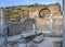 The ancient city of Ephesus. Public toilet Latrina