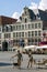 Ancient city hall and recreation in Bergen op Zoom