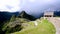 Ancient city of Inca Machu Picchu civilization in the land of Peru