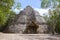 The ancient city of Koba in the tropical jungle of Yucatan.