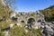The ancient city of Termessos was built in between two peaks on Gulluk Mountain of Antalya.