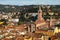 Ancient city Verona aerial view