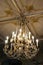 An ancient classic Chandelier and a ceiling