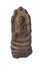 Ancient clay amulets, Buddha protected by the hood of the mythical serpent.