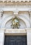 Ancient Coat of Arms on Church Giorgio Maggiore. Venice, Italy.