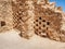 Ancient columbarium in Masada fortress, Israel