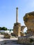 Ancient column in Roman city in Tunisia