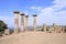 Ancient columns of Athena Temple, Assos, Canakkale, Turkey