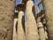 Ancient Columns at Karnak Temple in Egypt