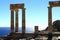 Ancient columns of Rhodes