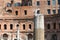 Ancient columns at the Trajan`s Market, Rome, Italy, Europe