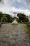 Ancient cross in Brazilian historical city