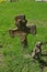 Ancient cross in a cementery