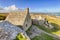 Ancient customs house between rocks at Meneham, Brittany