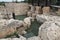 Ancient Dam and Canals at Nahal Taninim Brook Nature Reserve, Israel