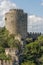 An ancient defense tower inside a facility to protect Byzantium