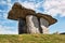 Ancient dolmen grave in the west of ireland