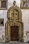 Ancient door palace in Coimbra