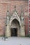 Ancient door of St. Martins Cathedral in Utrecht,