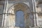 Ancient doorway in Parthenay, France