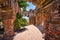 Ancient Doric Bungalow ruins near Mannar beach