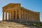 Ancient Doric Greek Temple of Concordia, Valley of Temples in Agrigento, Sicily