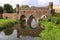 Ancient Dutch city gate Berkelpoort in Zutphen