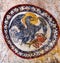 Ancient Eagle Wall Painting Santa Maria Gloriosa de Frari Church Venice Italy