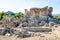 Ancient Efes Efesus city ruins in Turkey