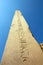 Ancient egypt column in karnak temple