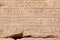 Ancient egypt hieroglyphics in karnak temple