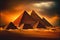 Ancient Egypt Pyramids sunset Pyramid