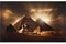 Ancient Egypt Pyramids sunset Pyramid