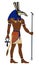 Ancient Egypt. Set, God of fury, sandstorms, destruction, chaos, war and death. Man with the head of an extraterrestrial animal.