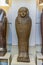 Ancient Egypt stone sarcophagus statue