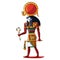 Ancient Egypt sun god Ra cartoon illustration