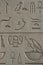 Ancient Egyptian hieroglyphics