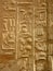 Ancient egyptian hieroglyphs at the temple of the luxor
