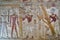 Ancient Egyptian mural from Abydos