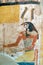 Ancient Egyptian painting of Horus