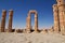 Ancient Egyptian temple of Tutankhamun on Soleb island, Sudan, Nubia