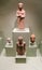 Ancient figurines in Museum of Cycladic Art