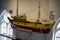 Ancient fishing boats in the Fisherman\\\'s Museum on the Hel Spit