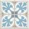 Ancient floor ceramic tiles. Victorian English floor tiling design, seamless vector pattern