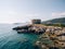 The ancient fort Arza at the entrance to the Bay of Kotor in Montenegro, in the Adriatic Sea, on the peninsula of