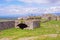 Ancient fortifications. Albania, Shkoder city. Ruins of old fortress Rozafa Castle